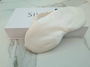 SILKQUI 100% PURE MULBERRY SILK 22 Momme Soft Sleep Eye Mask